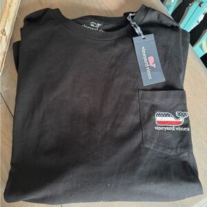 Vineyard Vines Black Long Sleeve Tee